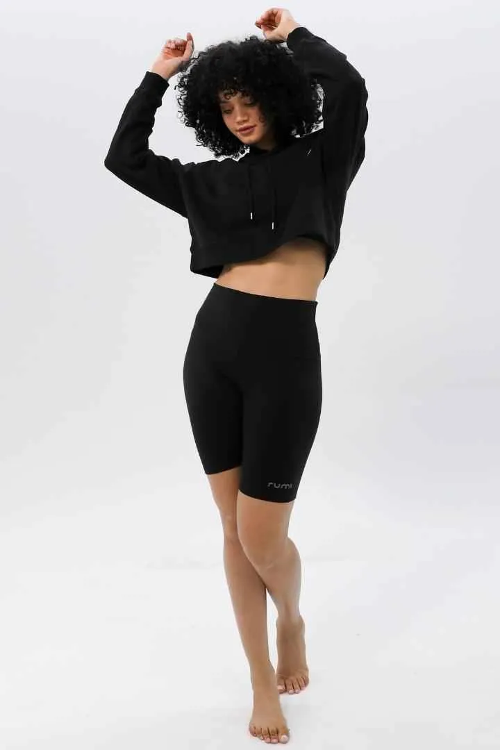 W Moon Cropped Sweatshirt   Hoodie