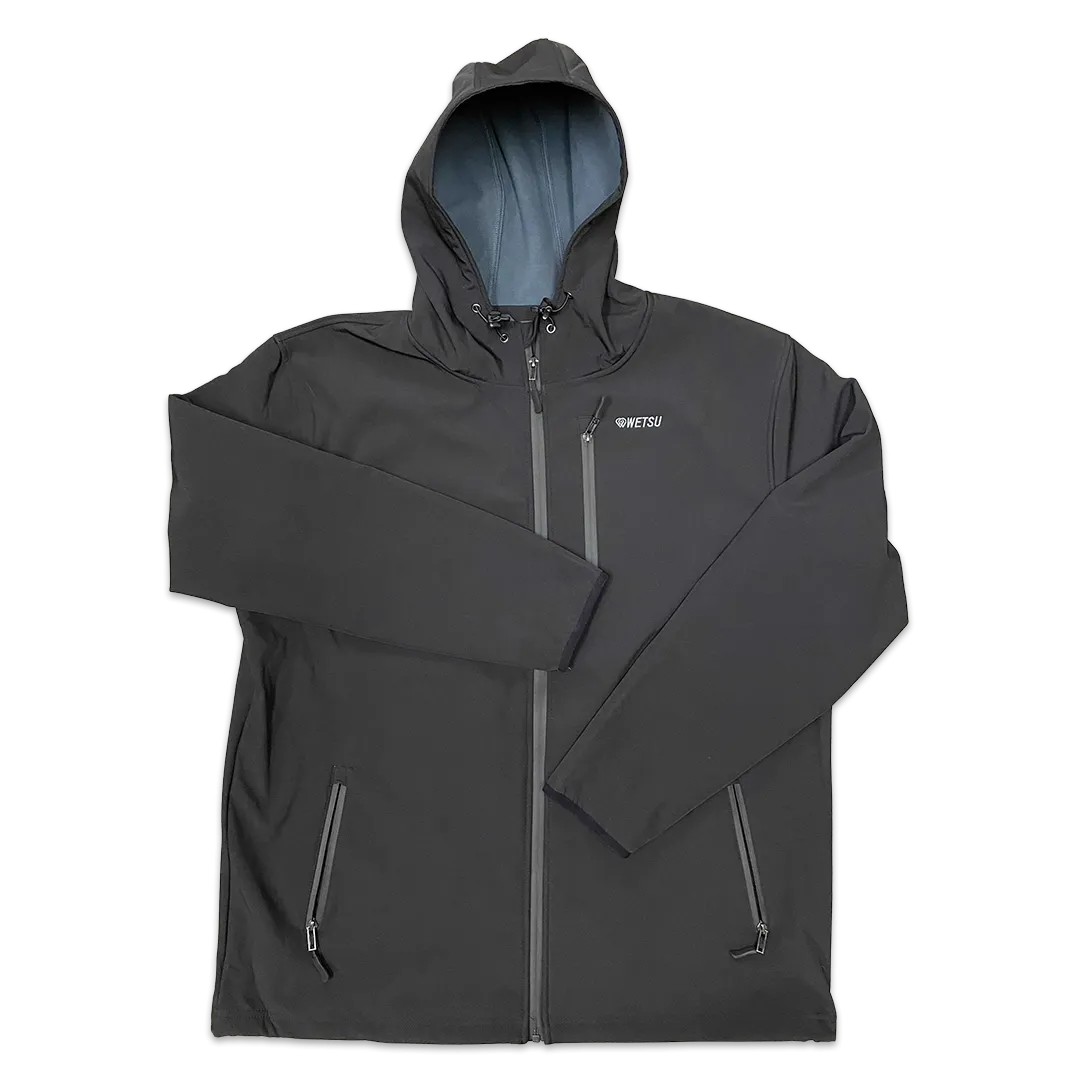 WETSU Rugged Black Soft Shell Jacket