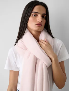 White   Warren - Cashmere Travel Wrap in Pink Sand