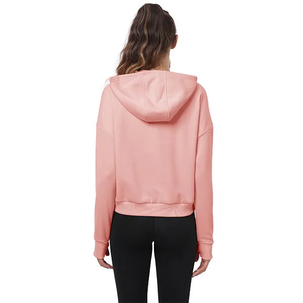 Women's Half Zip Hooded Sweatshirt Long Sleeve