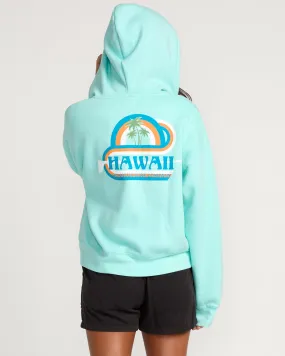 Womens Island Bound Hoodie - Barrier Reef