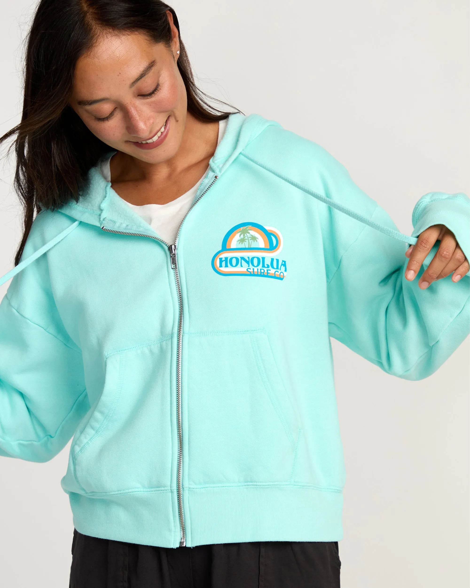 Womens Island Bound Hoodie - Barrier Reef