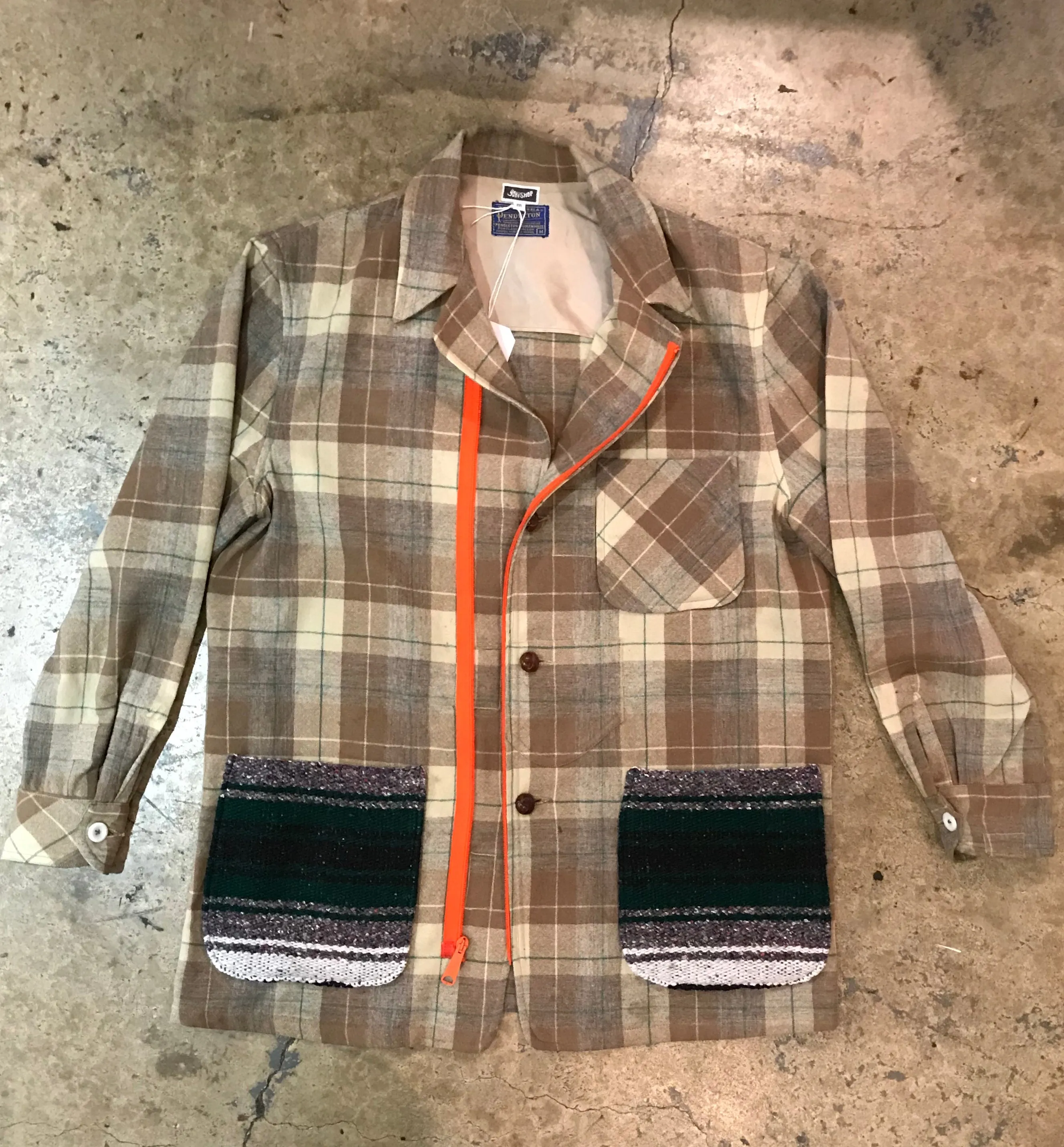 Yokishop - Pendleton Plaid Coat